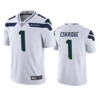 Men's #1 D'Wayne Eskridge Seattle Seahawks Limited Jersey Stitched White