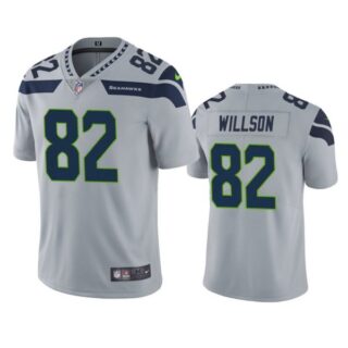 Men's #82 Luke Willson Seattle Seahawks Limited Jersey Stitched Gray
