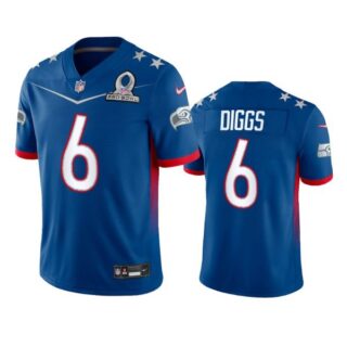 Men's Quandre Diggs Seattle Seahawks 2022 NFC Pro Bowl Stitched Jersey Royal