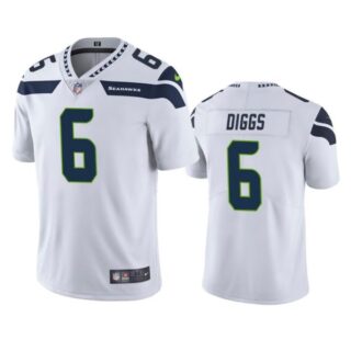 Men's #6 Quandre Diggs Seattle Seahawks Limited Jersey Stitched White