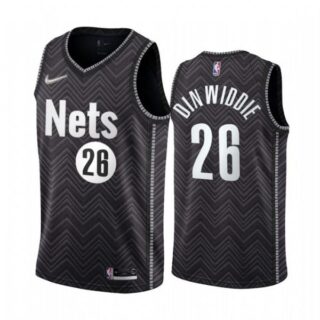 Men's Spencer Dinwiddie Brooklyn Nets Basketball Jersey Black