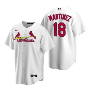 Men's Carlos Martinez St. Louis Cardinals Cool Base Jersey Cream White