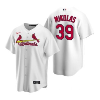 Men's Miles Mikolas St. Louis Cardinals Cool Base Jersey Cream White