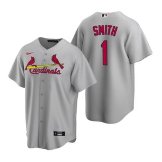 Men's Ozzie Smith St. Louis Cardinals Cool Base Jersey White Gray