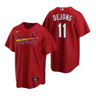 Men's Paul Dejong St. Louis Cardinals Cool Base Jersey Red Red
