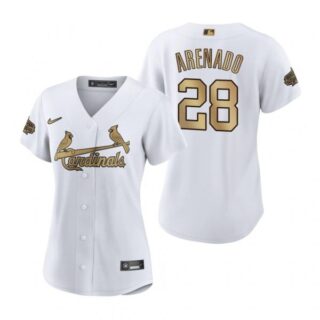 Women's Nolan Arenado St. Louis Cardinals 2022 MLB All-Star Game White Stitched Jersey