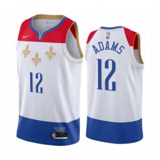 Men's Steven Adams New Orleans Pelicans Basketball Jersey White
