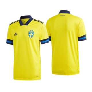Men's Blank Sweden National Yellow Home Jersey