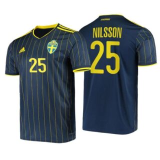 Men's Joakim Nilsson Sweden National Night Indigo Away Jersey