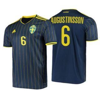 Men's Ludwig Augustinsson Sweden National Night Indigo Away Jersey