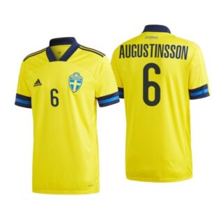 Men's Ludwig Augustinsson Sweden National Yellow Home Jersey