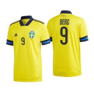 Men's Marcus Berg Sweden National Yellow Home Jersey