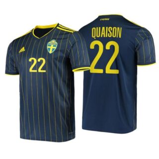 Men's Robin Quaison Sweden National Night Indigo Away Jersey