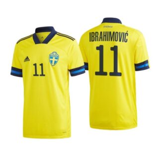 Men's Zlatan Ibrahimovic Sweden National Yellow Home Jersey