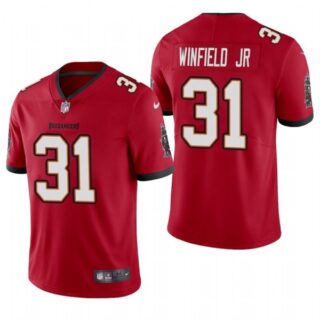 Men's Antoine Winfield Jr. Tampa Bay Buccaneers Vapor Limited Jersey Stitched Red