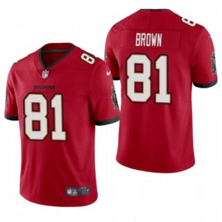 Men's Antonio Brown Tampa Bay Buccaneers Vapor Limited Jersey Stitched Red
