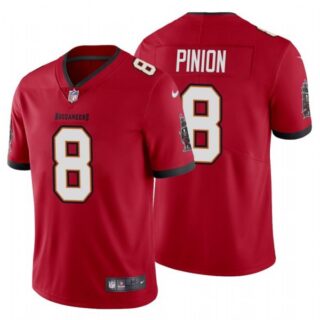 Men's Bradley Pinion Tampa Bay Buccaneers Vapor Limited Jersey Stitched Red