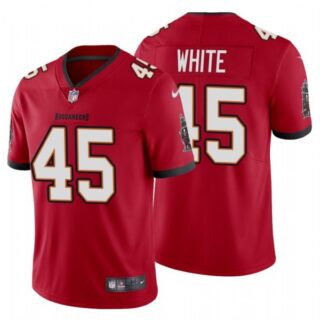 Men's Devin White Tampa Bay Buccaneers Vapor Limited Jersey Stitched Red