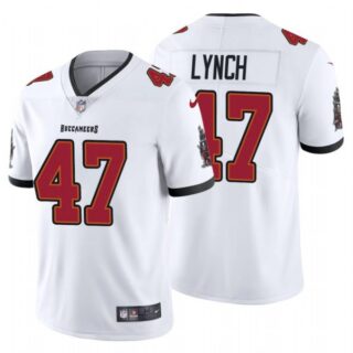 Men's John Lynch Tampa Bay Buccaneers Vapor Limited Jersey Stitched White