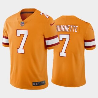 Men's Leonard Fournette Tampa Bay Buccaneers Orange Creamsicle Throwback Stitched Jersey