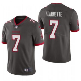 Men's Leonard Fournette Tampa Bay Buccaneers Vapor Limited Jersey Stitched Pewter