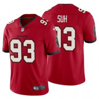 Men's Ndamukong Suh Tampa Bay Buccaneers Vapor Limited Jersey Stitched Red