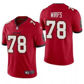 Men's Tristan Wirfs Tampa Bay Buccaneers Vapor Limited Jersey Stitched Red
