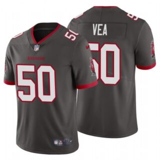 Men's Vita Vea Tampa Bay Buccaneers Vapor Limited Jersey Stitched Pewter