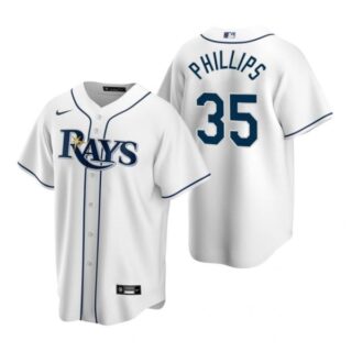 Men's Brett Phillips Tampa Bay Rays Cool Base Jersey White White