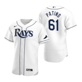 Men's Luis Patino Tampa Bay Rays Flex Base Jersey Light Blue White