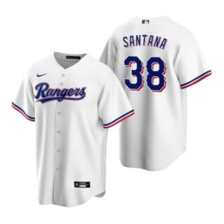 Men's Danny Santana Texas Rangers Cool Base Jersey Gray White