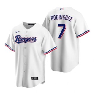 Men's Ivan Rodriguez Texas Rangers Cool Base Jersey Gray White