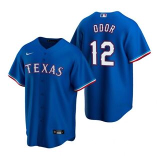 Men's Rougned Odor Texas Rangers Cool Base Jersey Royal Royal