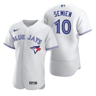 Men's Marcus Semien Toronto Blue Jays Flex Base Jersey Royal White