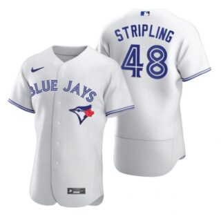 Men's Ross Stripling Toronto Blue Jays Flex Base Jersey Royal White