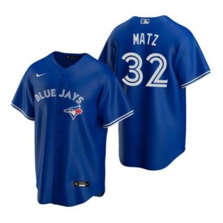 Men's Steven Matz Toronto Blue Jays Cool Base Jersey Royal Royal