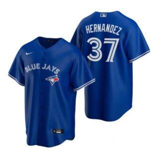 Men's Teoscar Hernandez Toronto Blue Jays Cool Base Jersey White Royal