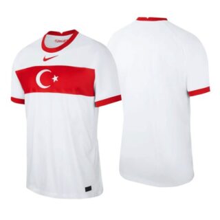 Men's Blank Turkey National White Home Jersey