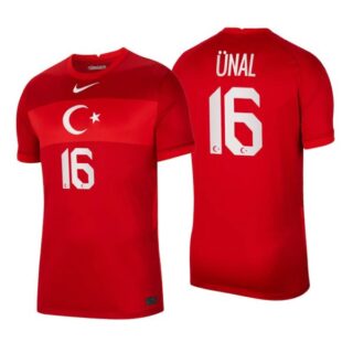 Men's Enes Unal Turkey National Red Away Jersey