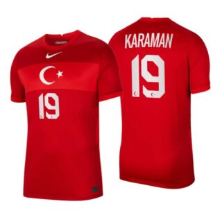 Men's Kenan Karaman Turkey National Red Away Jersey