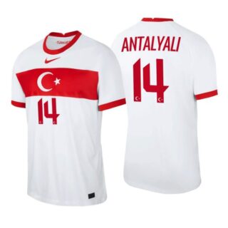 Men's Taylan Antalyali Turkey National White Home Jersey