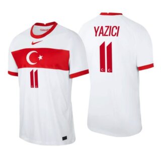 Men's Yusuf Yazici Turkey National White Home Jersey