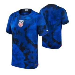 Youth Blank USMNT National Team Blue Away Soccer Jersey 2022-23