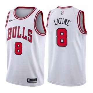 Men's Zach LaVine Chicago Bulls Basketball Jersey White