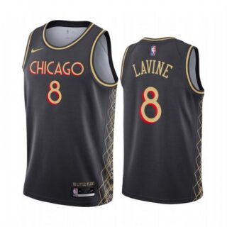 Men's Zach LaVine Chicago Bulls Basketball Jersey Black