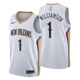 Men's Zion Williamson New Orleans Pelicans Basketball Jersey White