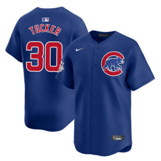Men's Chicago Cubs #30 Kyle Tucker Royal 2025 Limited Stitched Baseball Jersey