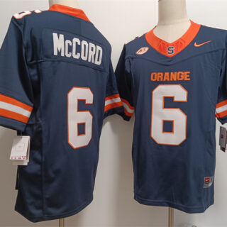 Men's Syracuse Orange Active Player Custom Navy F.U.S.E. Stitched Jersey