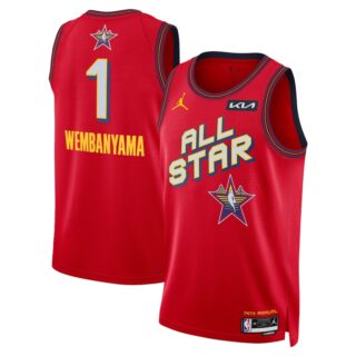 Victor Wembanyama Jordan Brand Red 2025 NBA All-Star Game Swingman Player Jersey