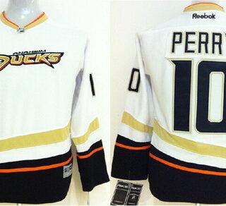 Youth Anaheim Ducks #10 Corey Perry White Jersey